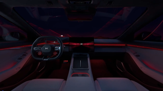 小鹏P7新车预热:搭载同级最大87英寸AR-HUD、行业首发Touch Pad