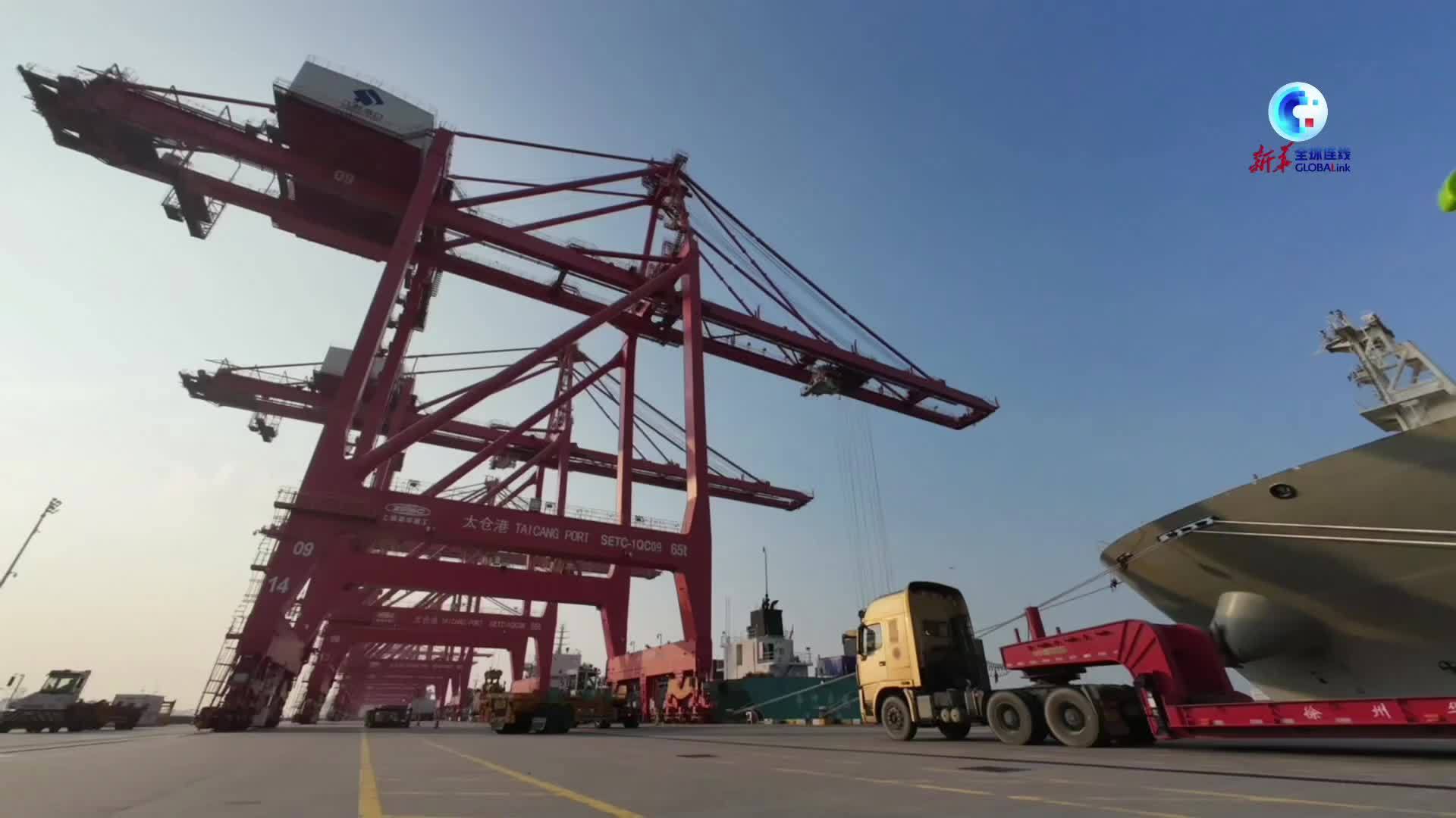 全球连线丨中国出口海外最大直径盾构机启程前往澳大利亚