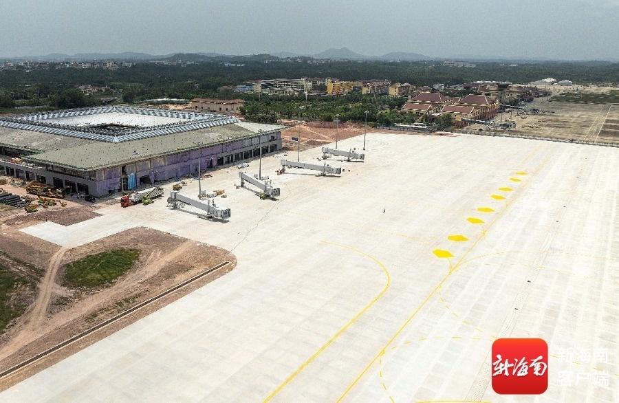 博鳌三期项目飞行区工程实景。海南机场集团供图