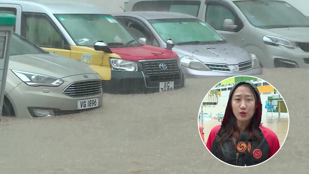 记者观察｜香港黑雨致停车场两度被淹 大半车身泡水车主叹“无计可施”