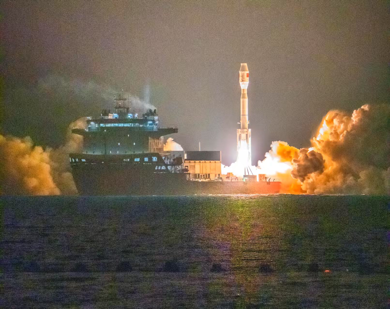 捷龙三号遥六运载火箭发射成功——海阳已成功保障超百颗卫星送入太空