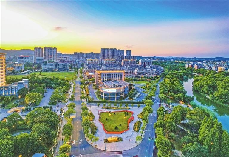 万年县：建设“口袋公园” 提升市民幸福感（图）