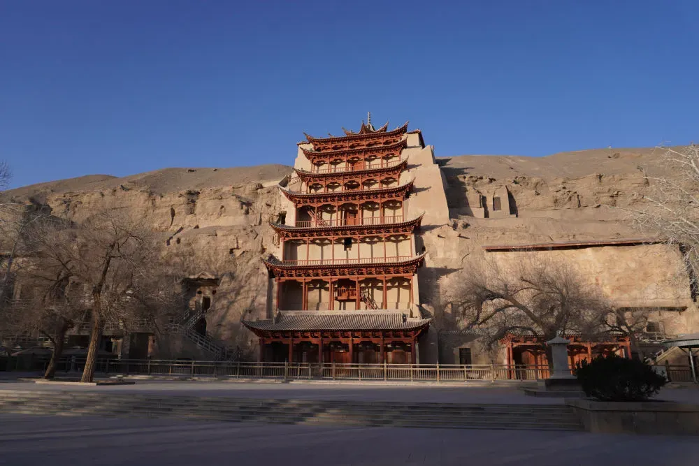 敦煌莫高窟 新华社记者 马希平/摄