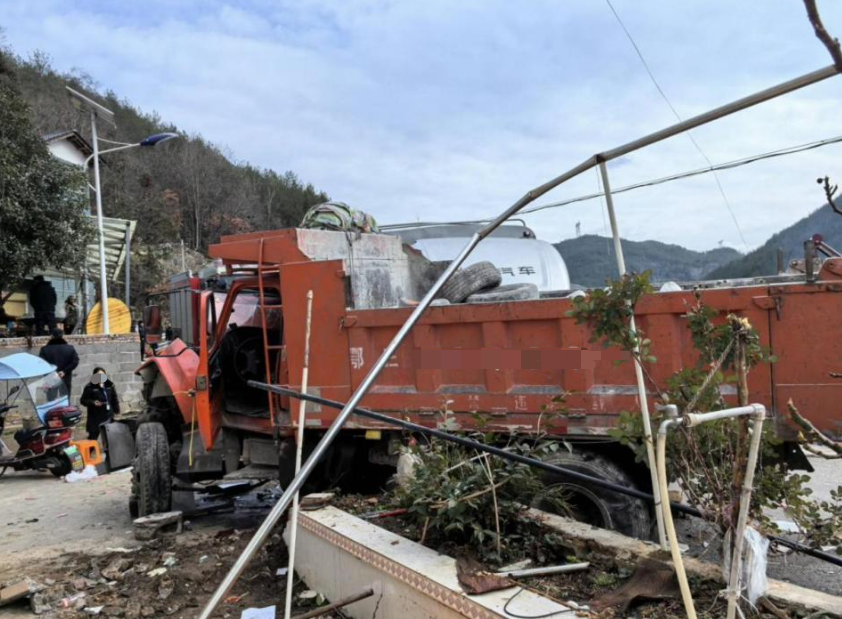 事故现场。来源：调查报告