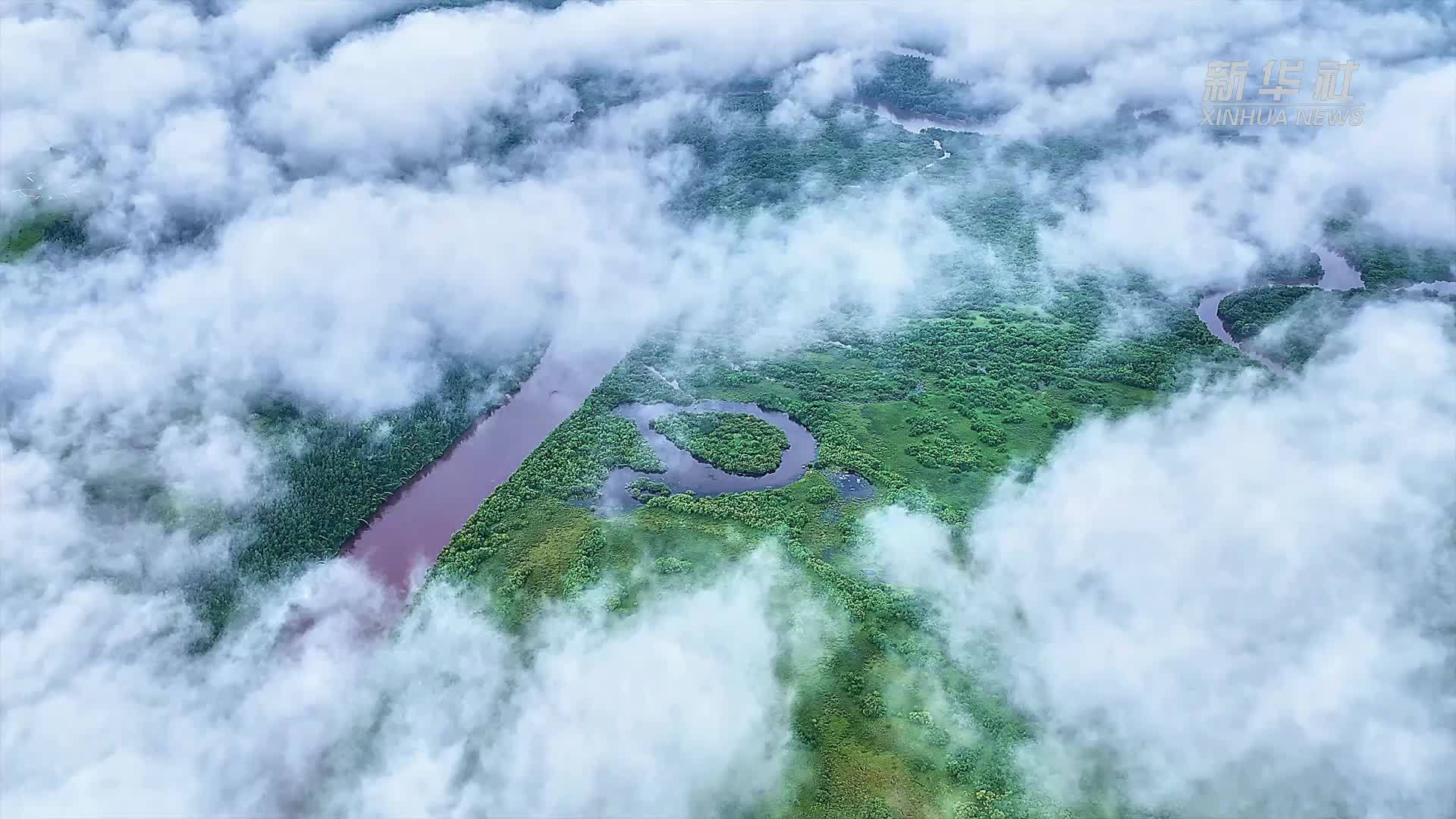 千城胜景｜额尔古纳：晨雾缭绕 氤氲如画