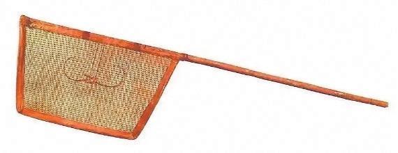 西汉　长柄竹扇 长沙马王堆一号墓出土