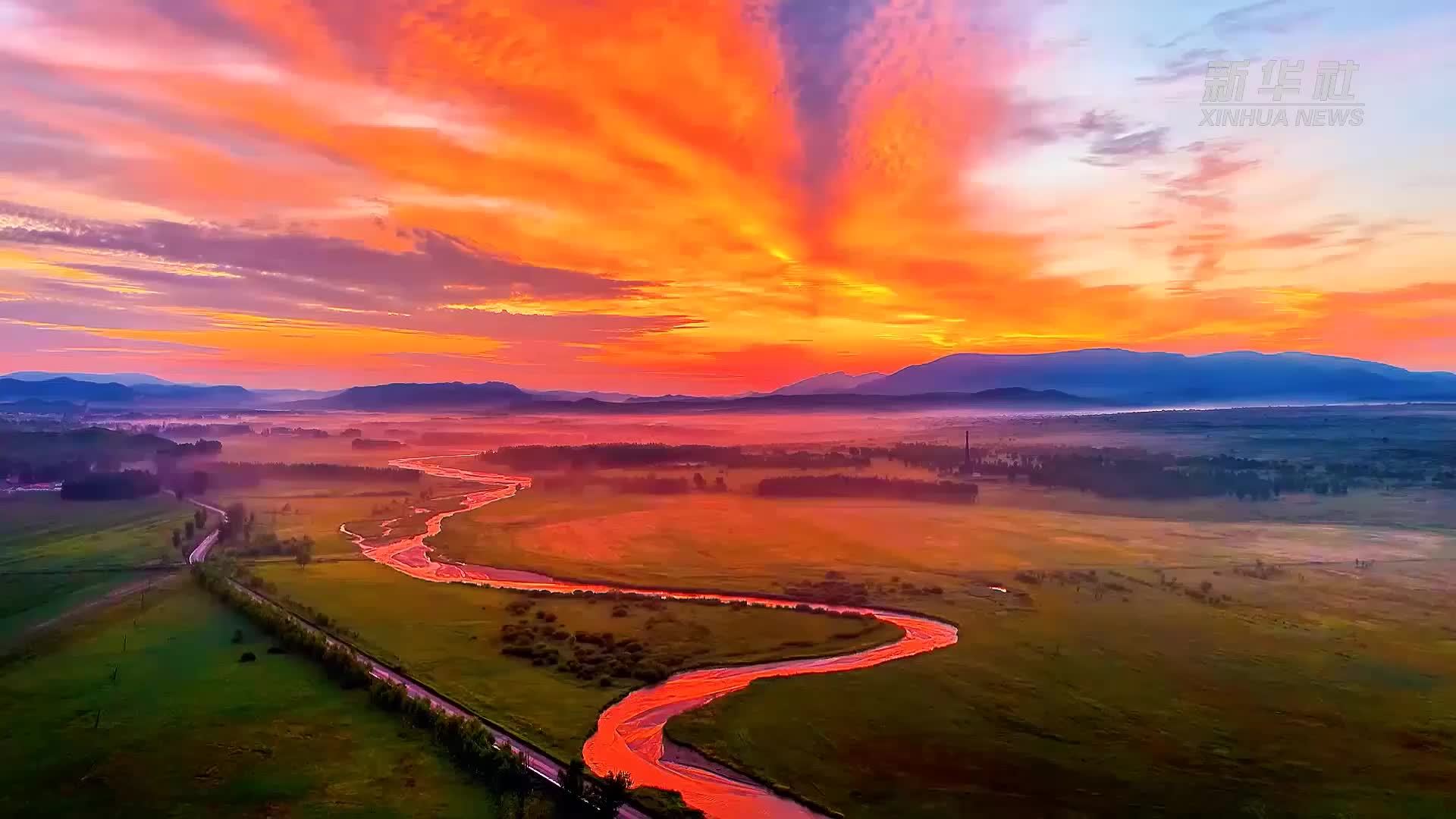 千城胜景｜巴林草原光影律动