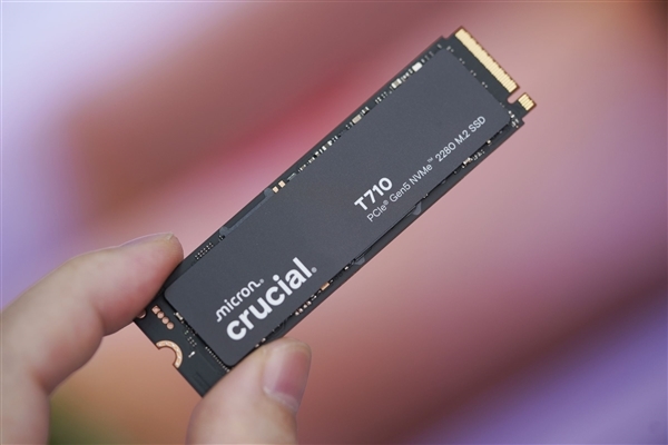 英睿达速度最快的Gen 5 SSD!T710 2TB图赏