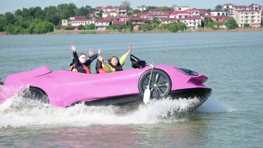 南昌进贤军山湖旅游再添新业态 新潮水上项目点燃夏日激情