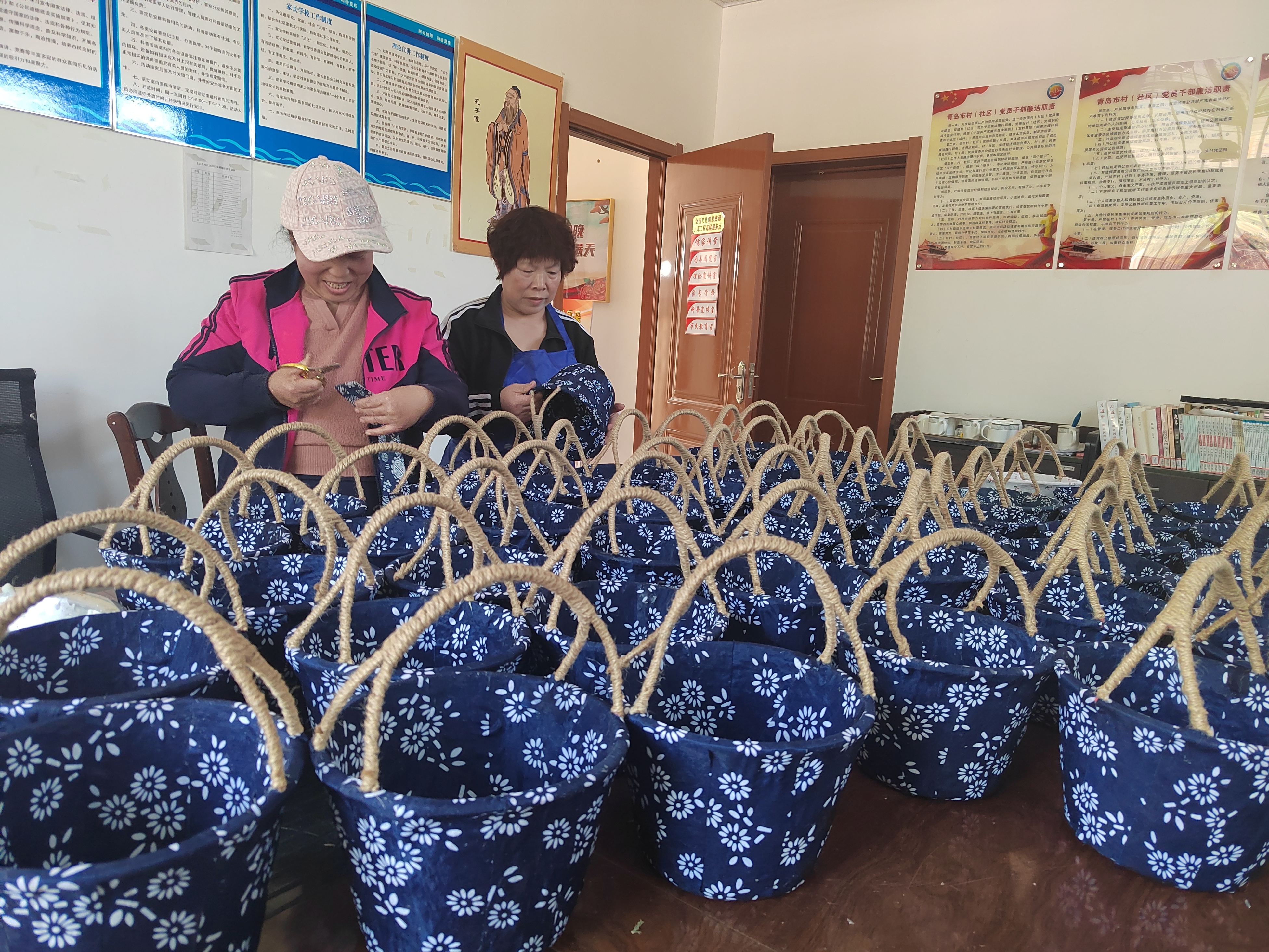 青岛乡里乡亲｜纸间艺韵，笸箩传情——探秘上山色峪村的百年手作瑰宝
