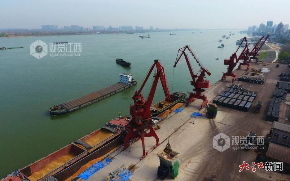 上港集团九江港外贸码头 摄影：胡国林、代建力