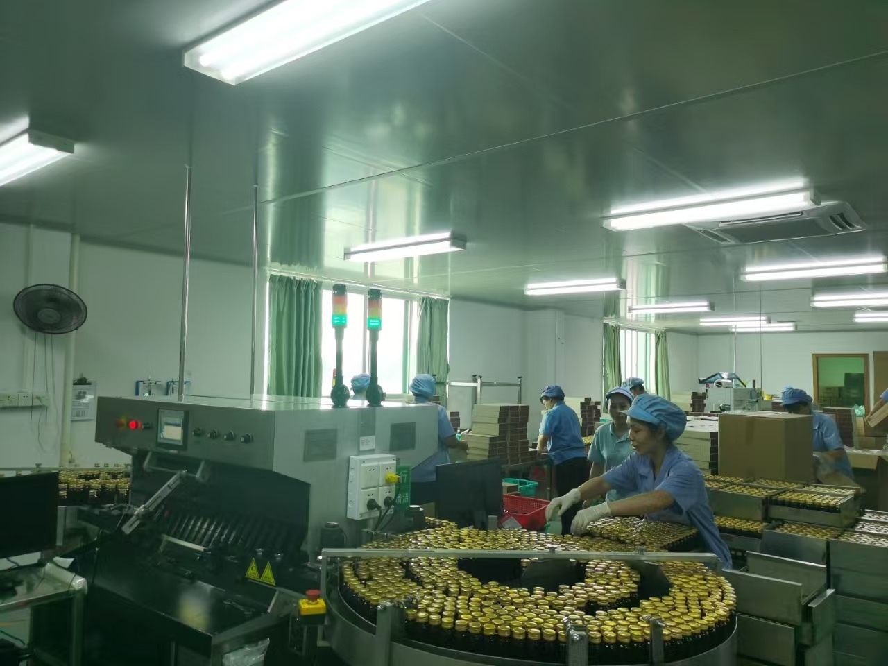 陇南养气纹党液企业包装车间