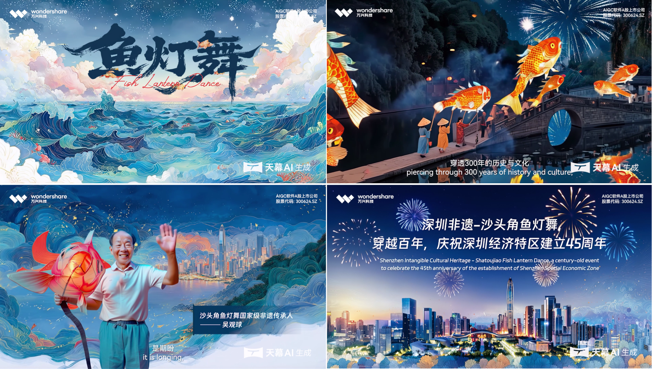 （万兴天幕2.0赋能深圳渔业非遗，献礼深圳45周年）