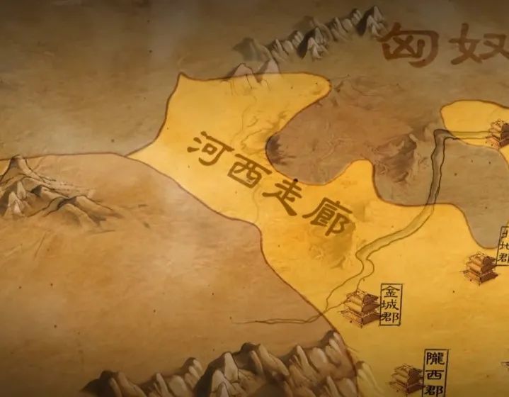历史上的河西走廊 图源:纪录片《河西走廊》