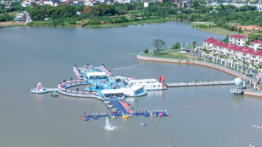 南昌进贤军山湖旅游再添新业态 新潮水上项目点燃夏日激情