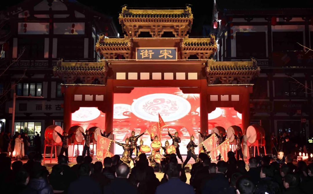 宋街上的文化演出 定州市委宣传部供图