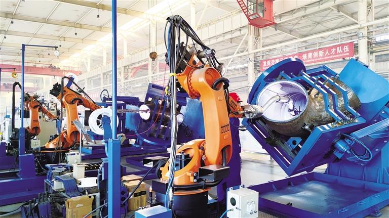 兰石重装公司焊接数字化车间