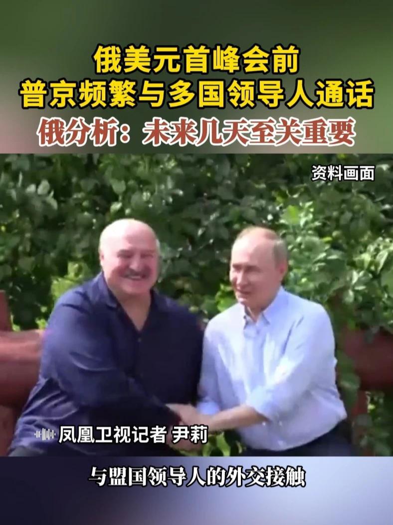 俄美元首峰会前普京频繁与多国领导人通话 俄分析：未来几天至关重要#俄罗斯  #美国