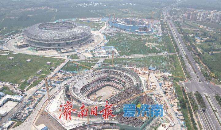 项目强省会|济南黄河体育中心项目三大场馆进入装修阶段