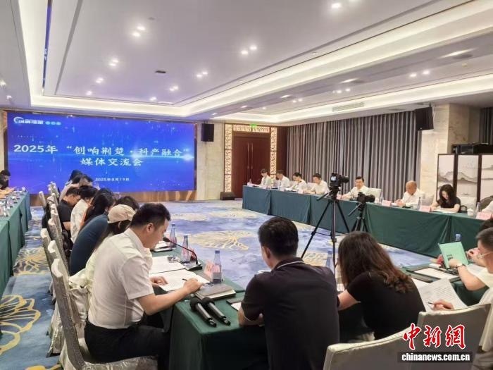 2025年“创响荆楚·科产融合”媒体交流会在武汉举行。邓坤烘 摄