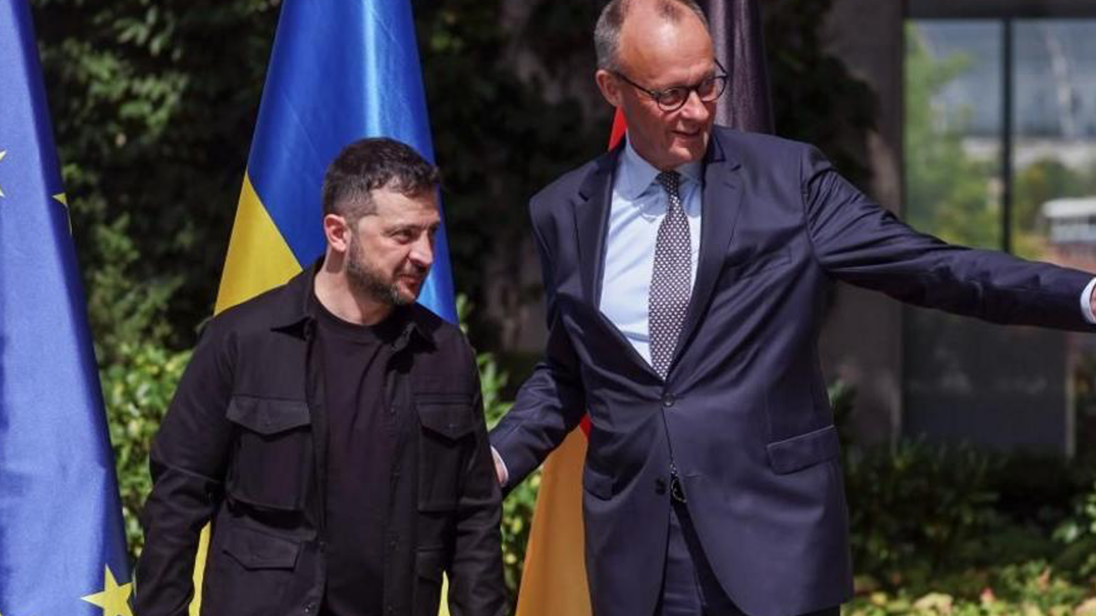 乌克兰总统抵柏林 携欧盟友与特朗普视频通话