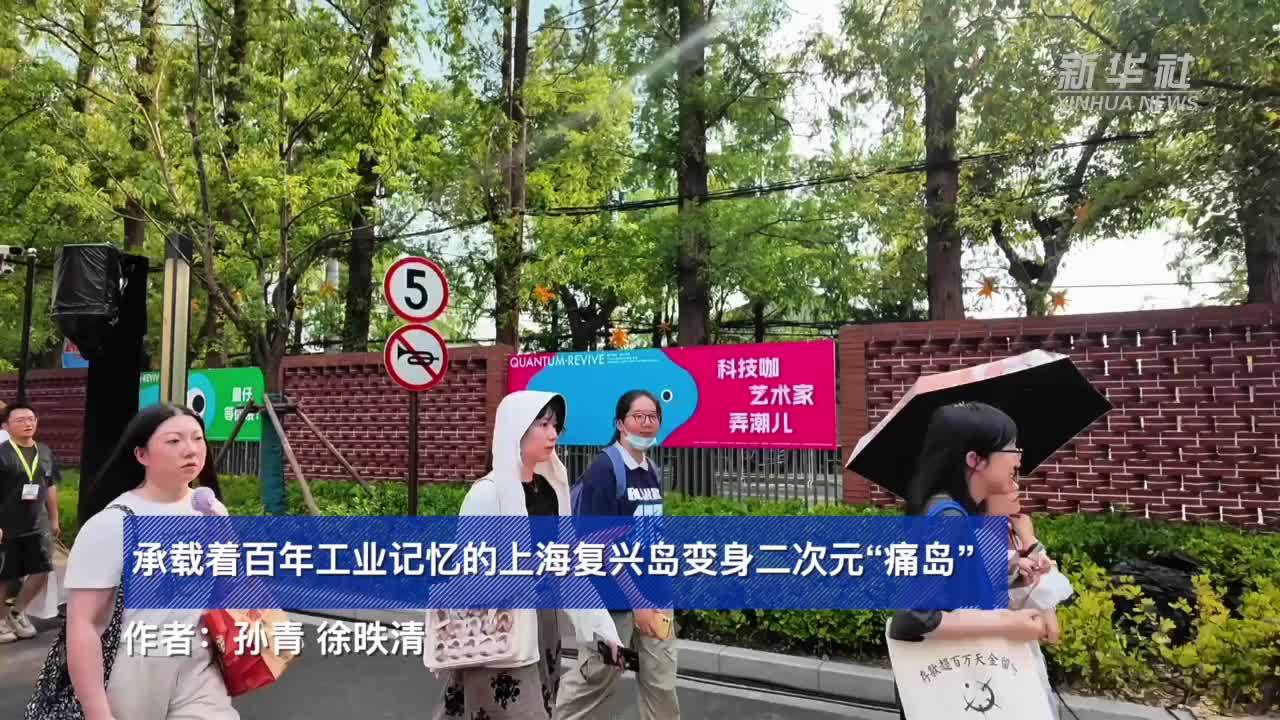 承载着百年工业记忆的上海复兴岛变身二次元“痛岛”