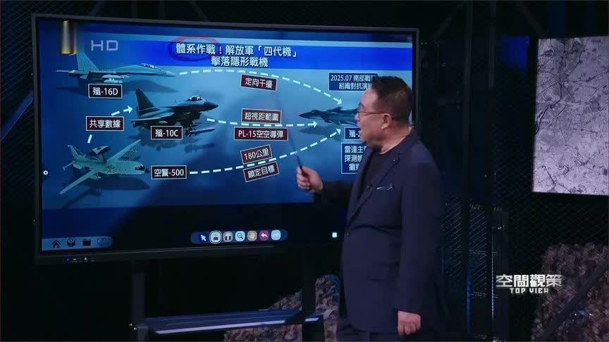 体系作战！解放军四代机“击落”隐身战机，李炜详解作战过程