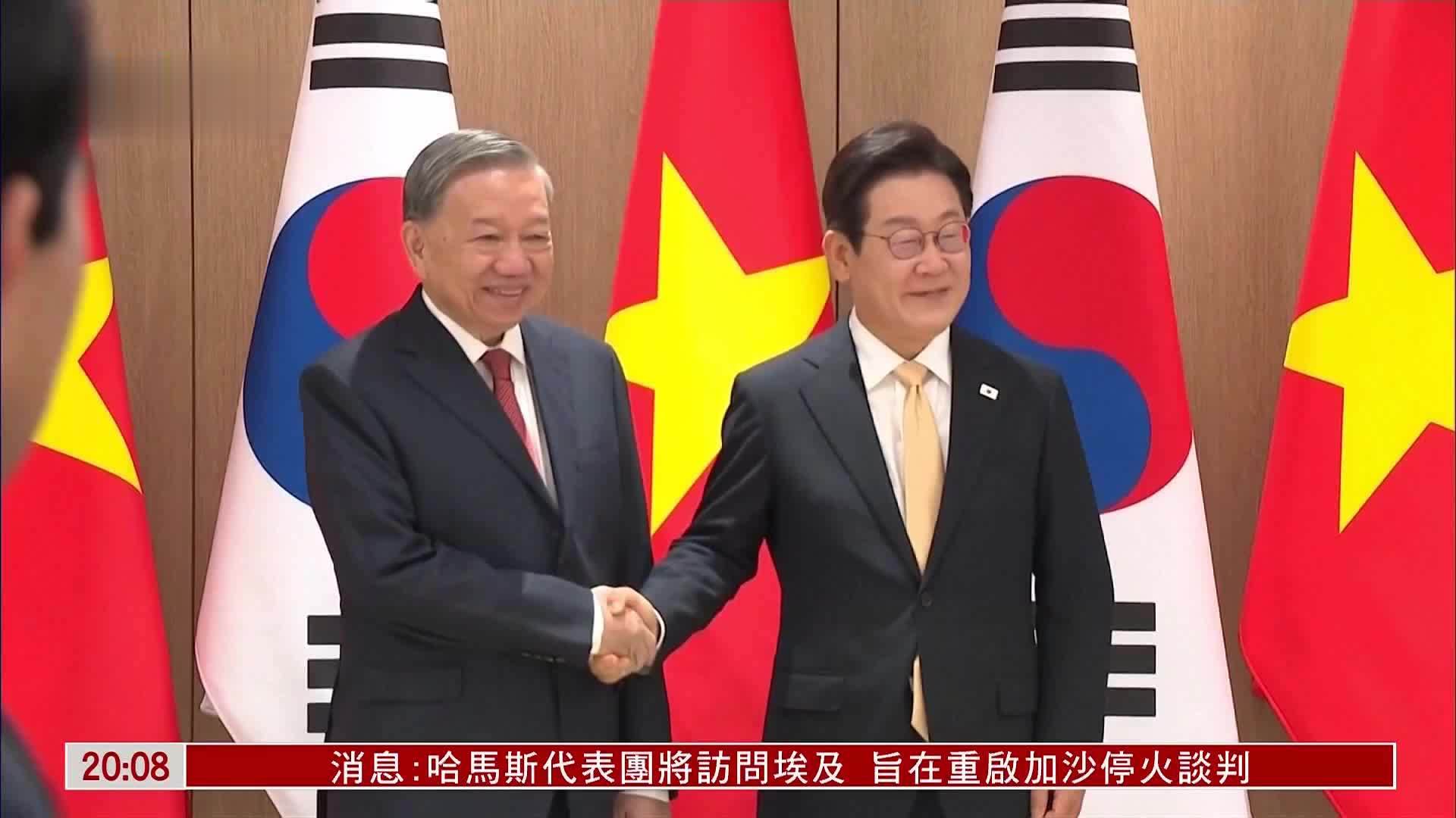 韩国总统同越共中央总书记举行会晤
