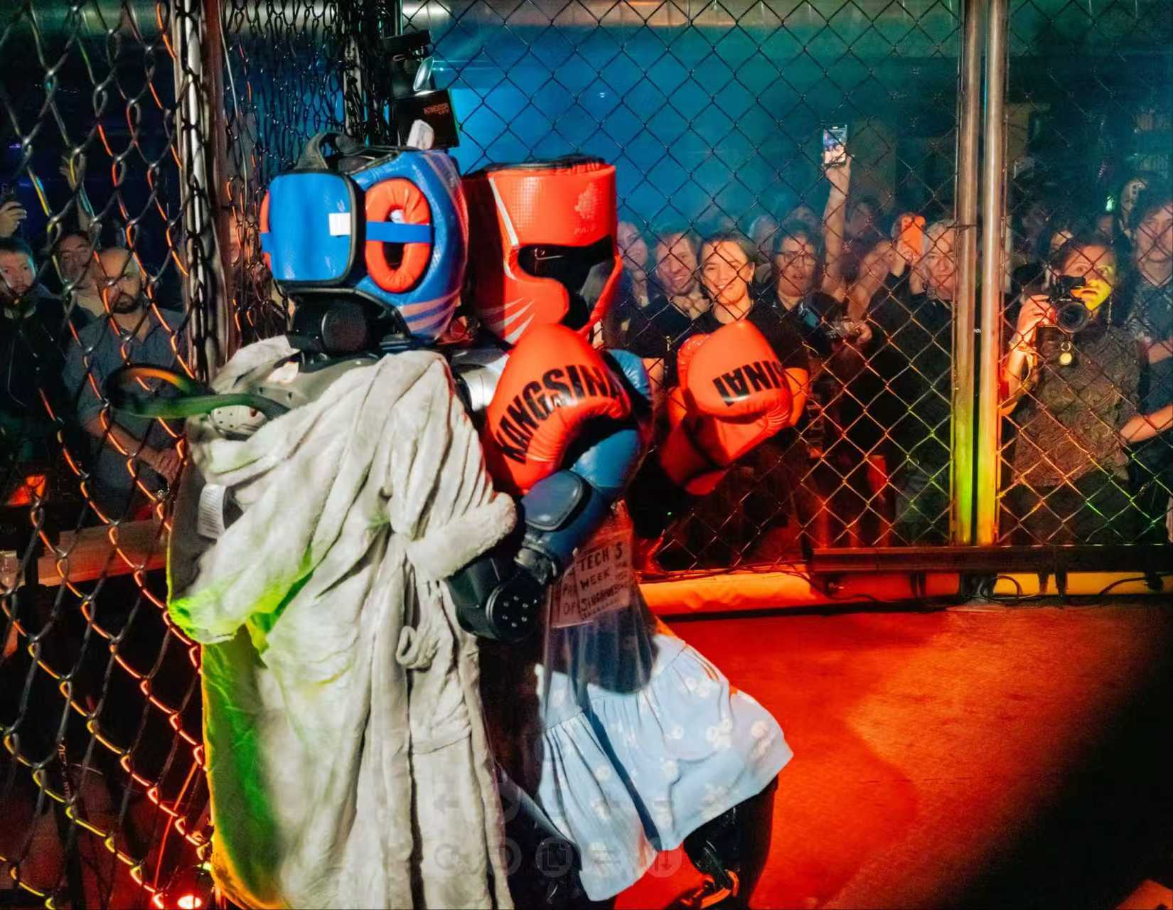 旧金山的机器人格斗赛