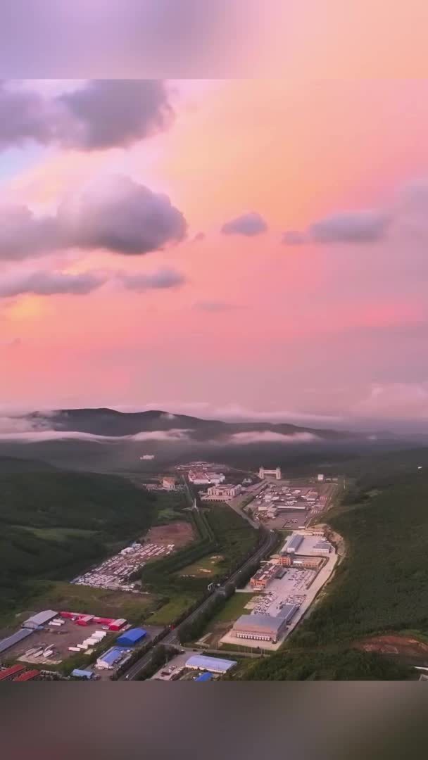 秀我中国｜边城绥芬河现晚霞美景