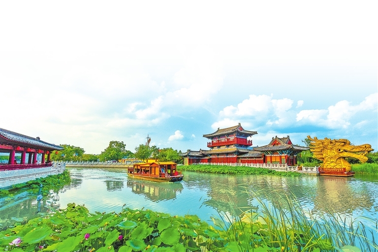 開封御河風景如畫。開封市委宣傳部供圖