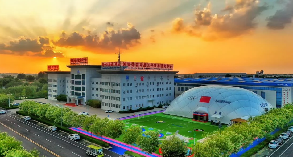 (泰山体育园区一角 图源泰山体育官网)