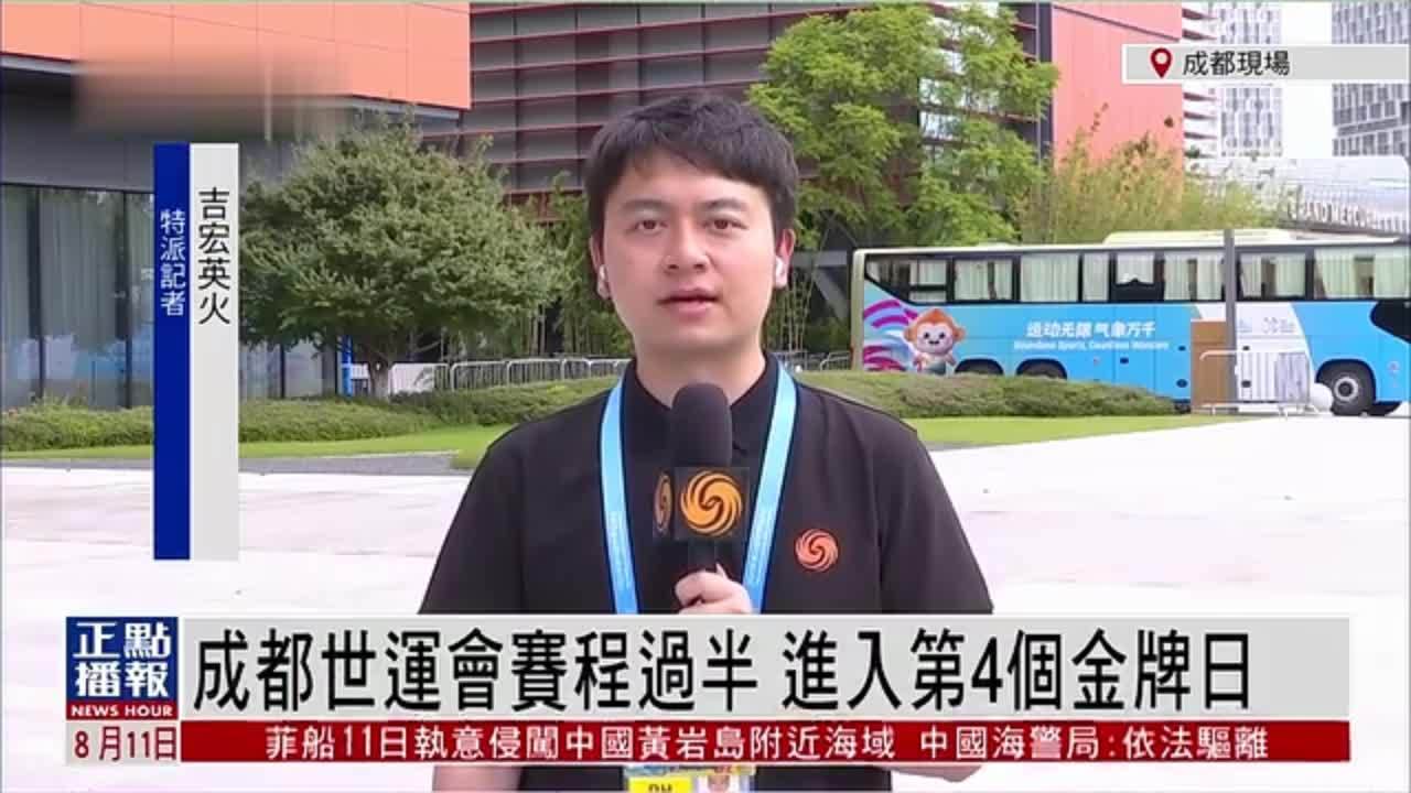 记者连线｜成都世运会赛程过半 进入第4个金牌日