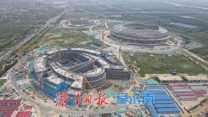 项目强省会|济南黄河体育中心项目三大场馆进入装修阶段