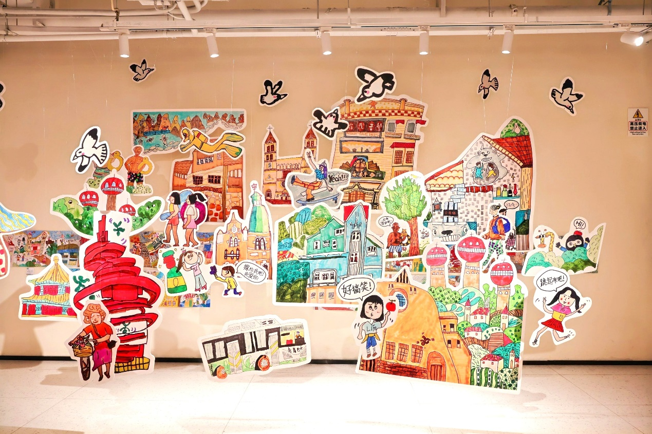 童真笔触点亮城市色彩密码,2025RGB青岛儿童光绘艺术展启幕