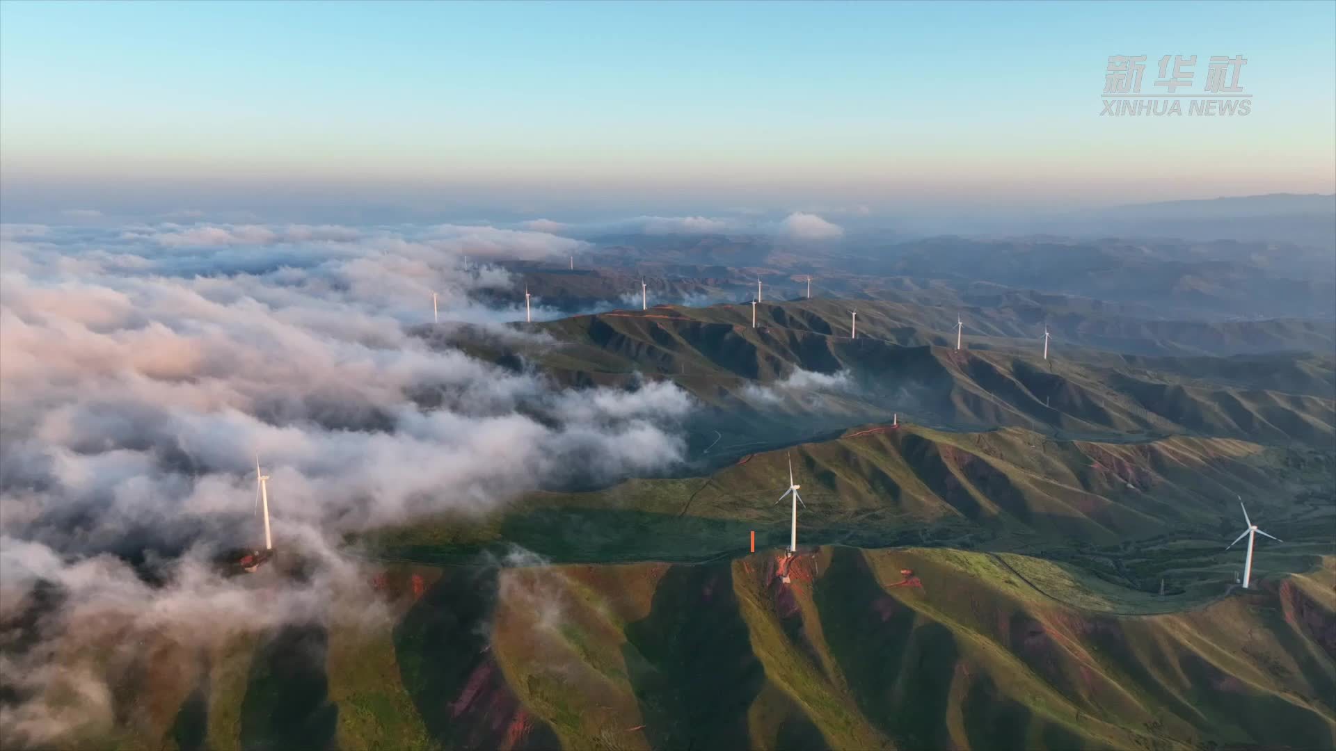 宁夏西吉：风力发电助力绿色发展