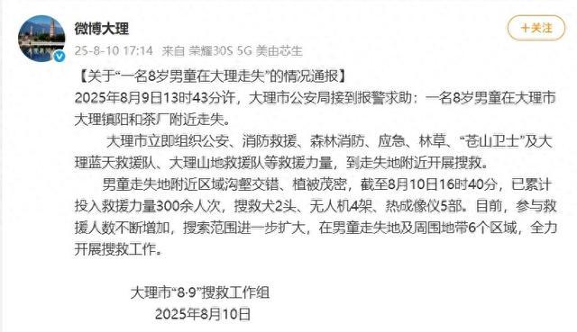 图片来源：大理市委宣传部官方微博截图