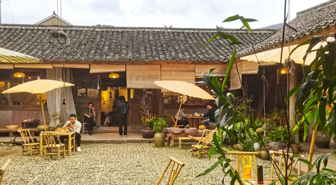 茅洋乡白岩下村的“拾锦造物”小院。