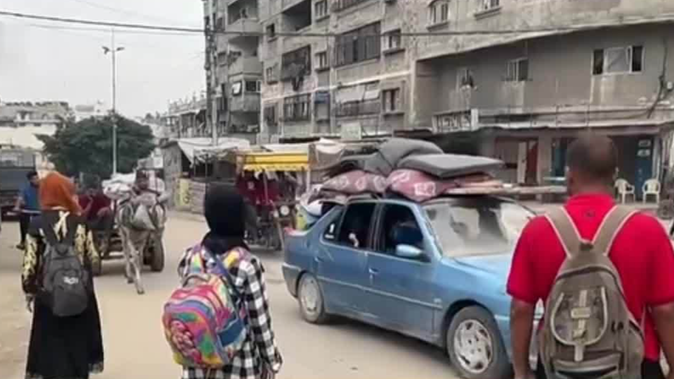 以色列国防军猛轰加沙城，东部民众急撤离