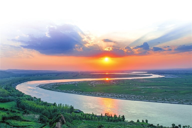 黄河河南段美景。