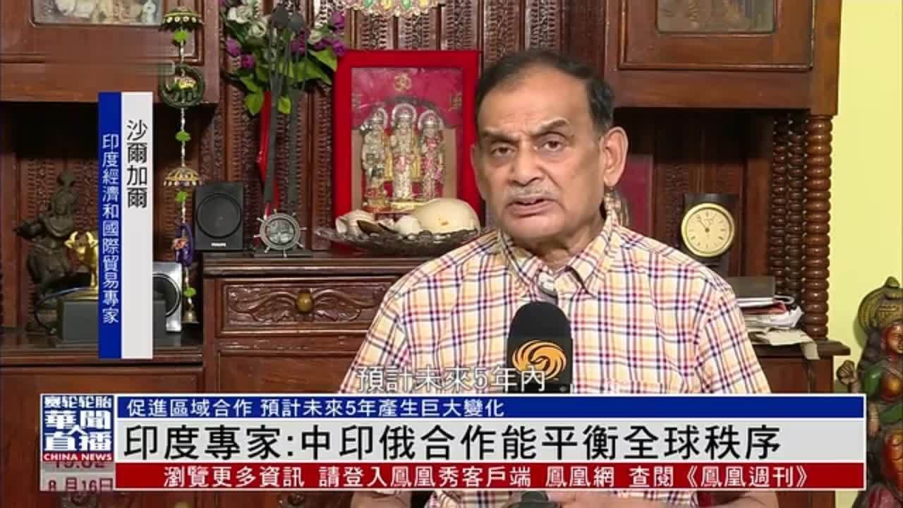 印度专家：中印俄合作能平衡全球秩序