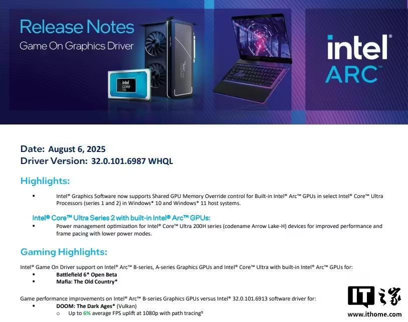 英特尔推出功能:支持分配87%内存作显存