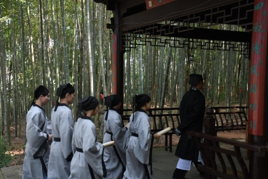 拍摄原创剧本《青田竹语：陆子传心录》