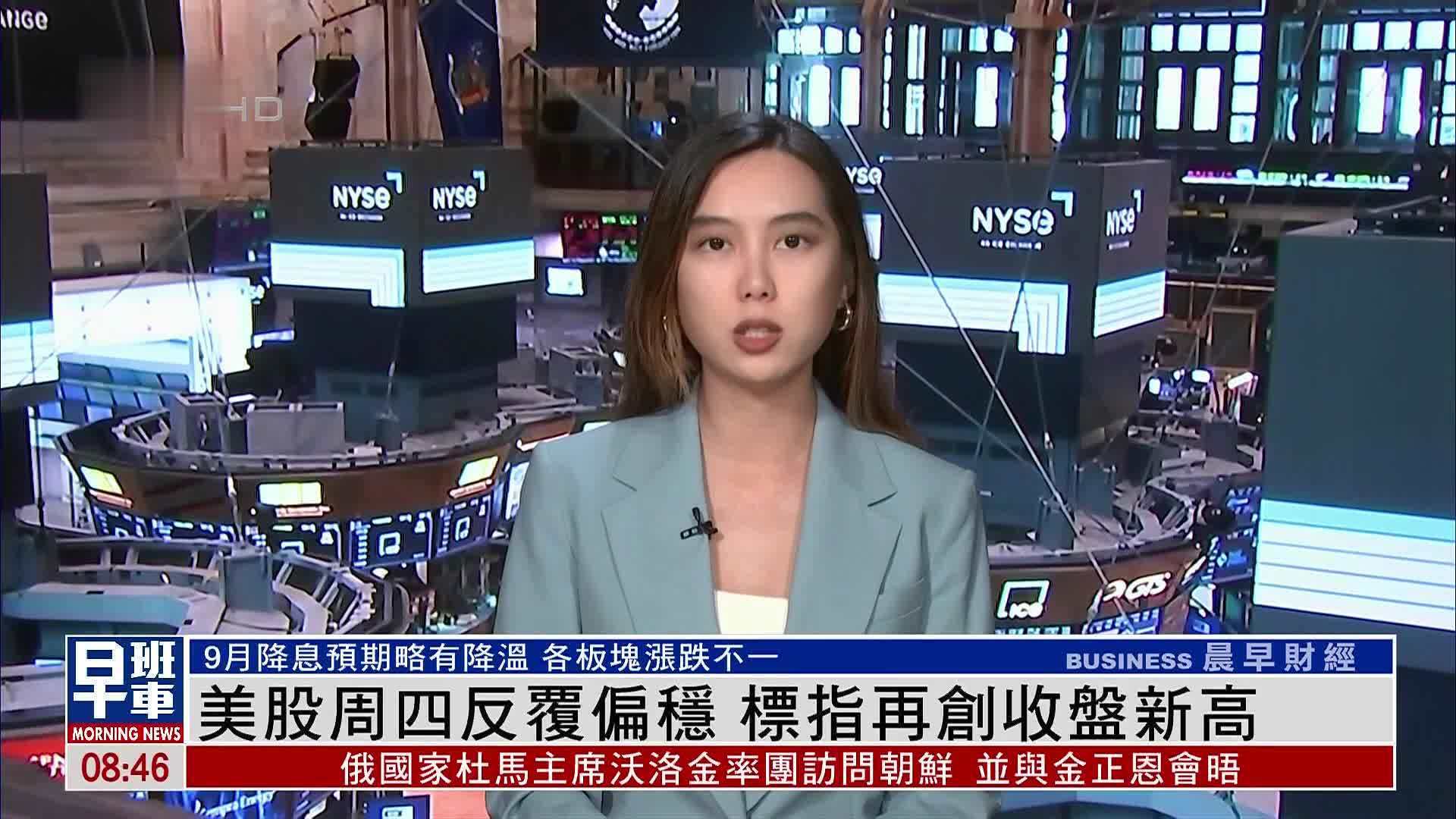 美股周四反复偏稳 标指再创收盘新高