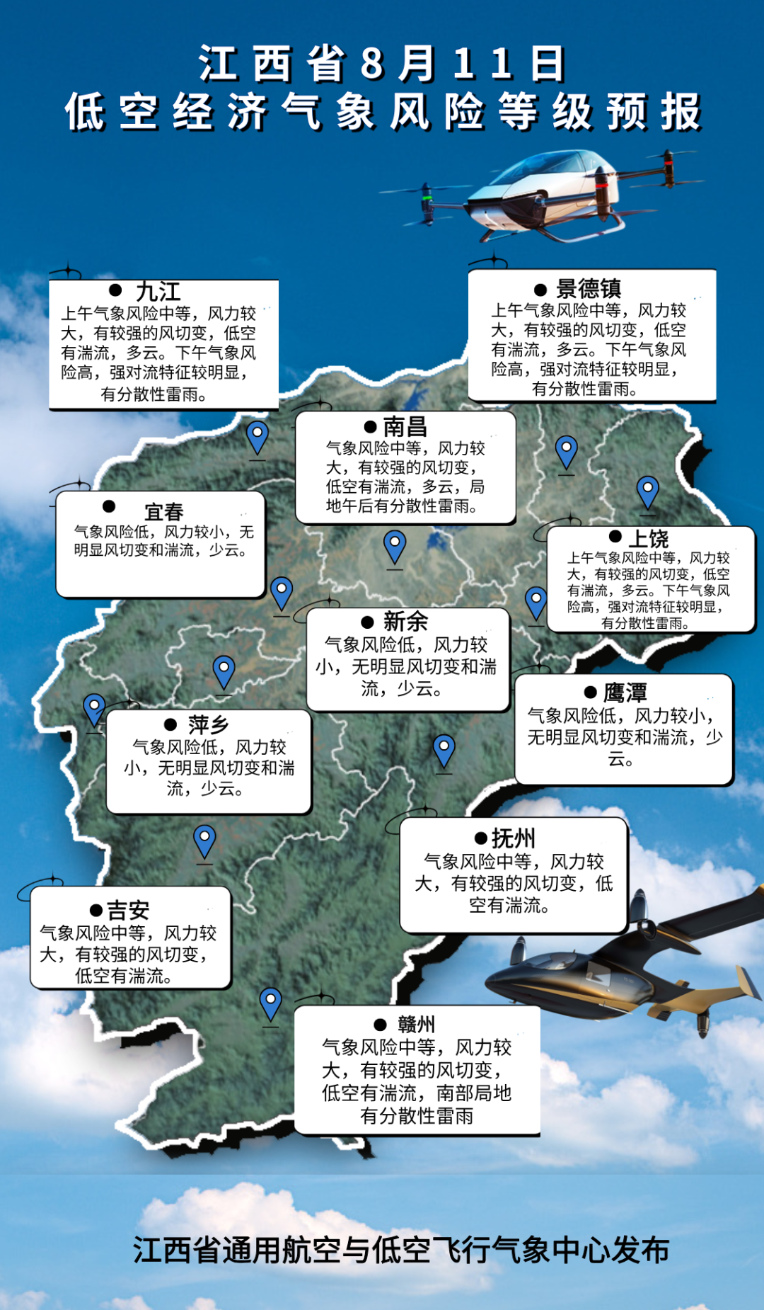 明后天赣中赣南晴热维持 赣北多阵雨或雷阵雨