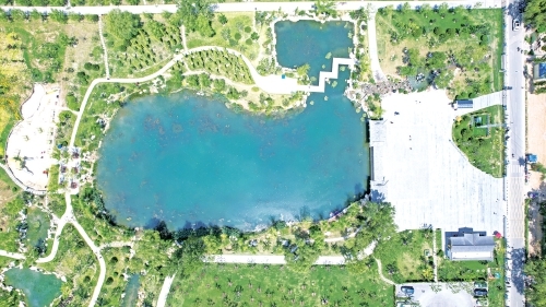 济南再现千年白泉涌沙奇观 生态修复重现诗意泉城