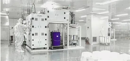 “润平电子”抛光液生产线