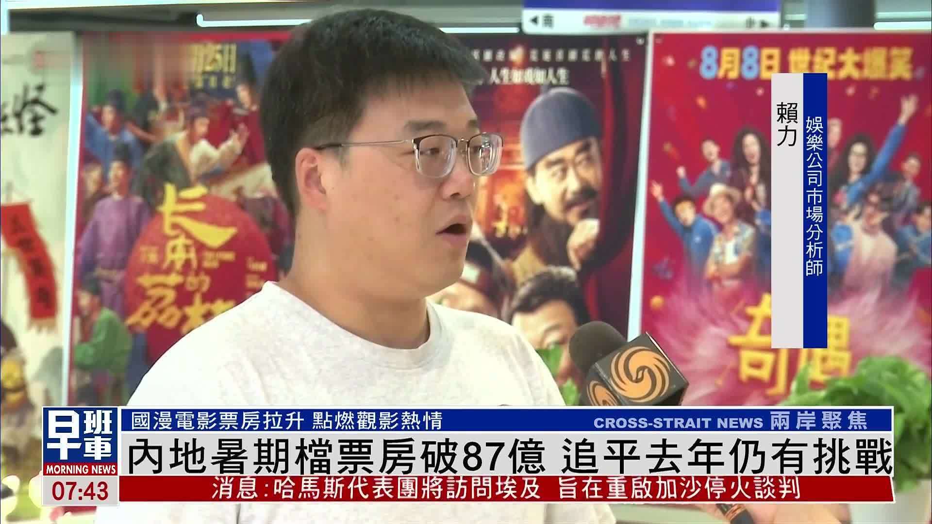 2025年内地暑期档票房破87亿 追平去年仍有挑战