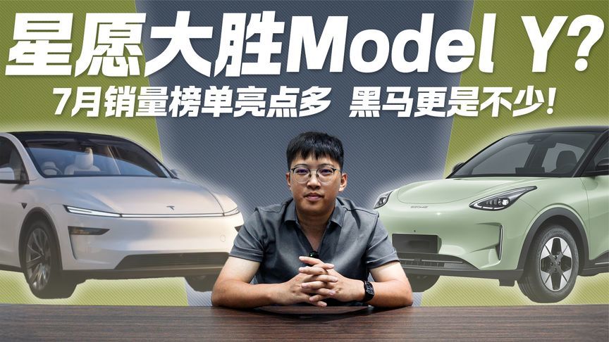 星愿大胜Model Y？7月销量榜单亮点多 黑马更是不少
