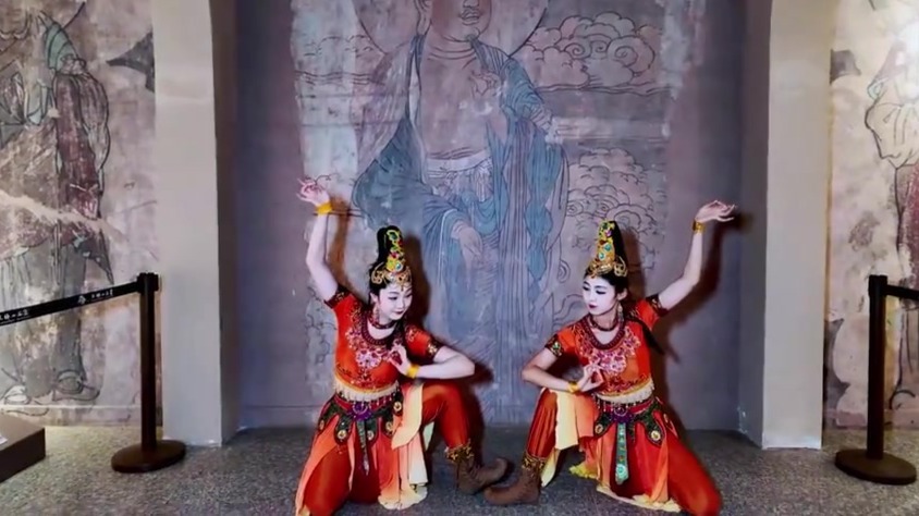 视频｜当西凉乐舞邂逅千年石窟：一舞千年　每一帧都是惊艳